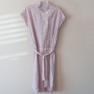 Steven Alan Plaid Shirt Dress
